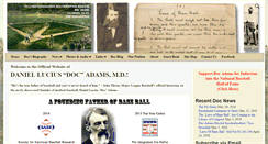 Desktop Screenshot of docadamsbaseball.org